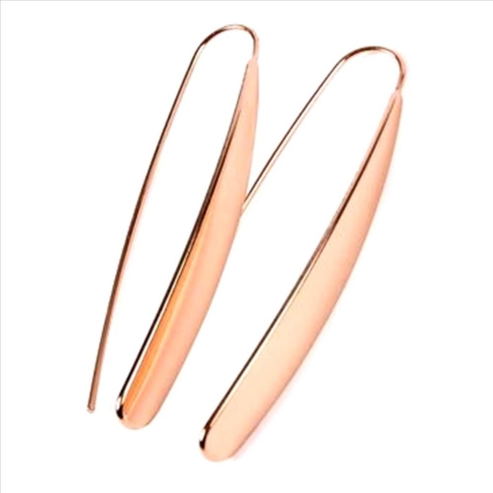 Rose Gold Threader Earrings